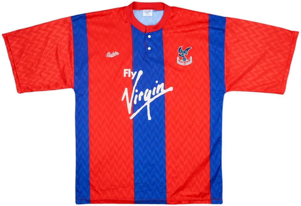 1990-91 Crystal Palace Home Shirt - 8/10 - (L)