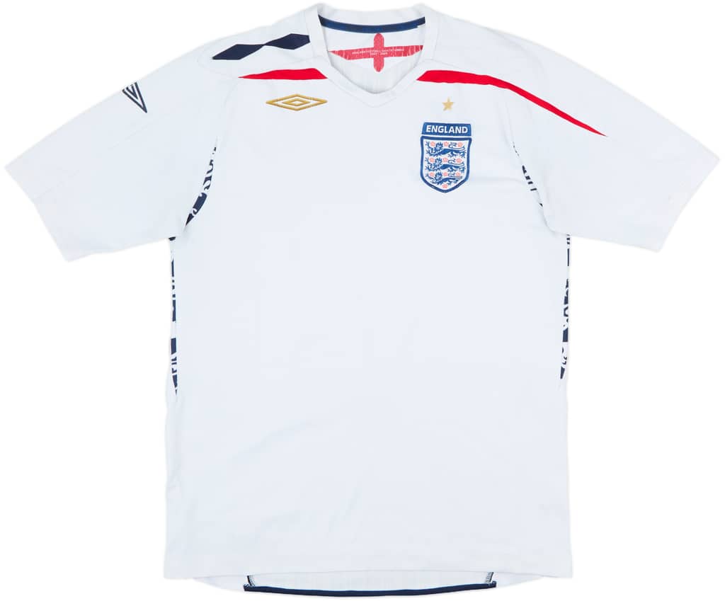 2007-09 England Home Shirt - 5/10 - (L)