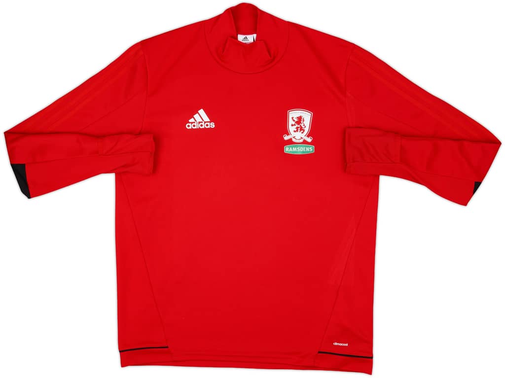 2017-18 Middlesbrough adidas Training Top - 8/10 - (L)