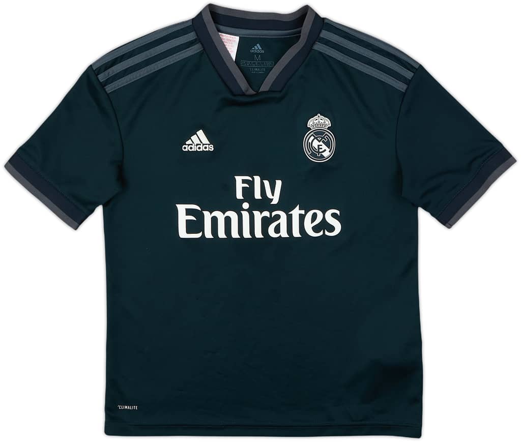 2018-19 Real Madrid Away Shirt - 8/10 - (M.Boys)