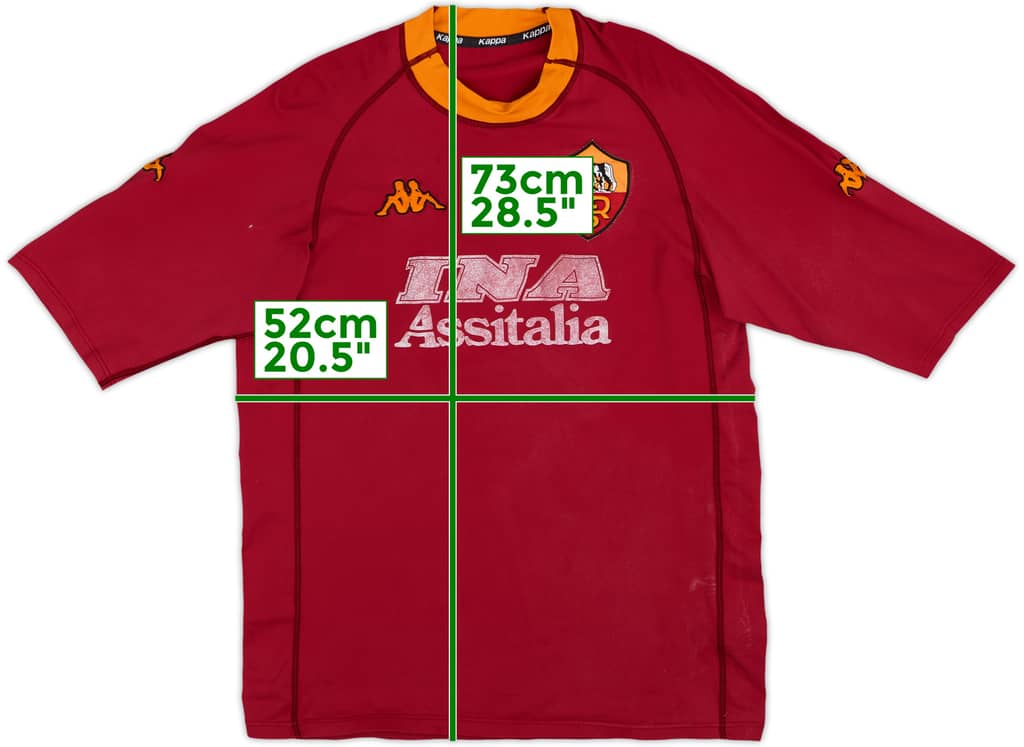 2000-01 Roma Home Shirt - 5/10 - (XXL)