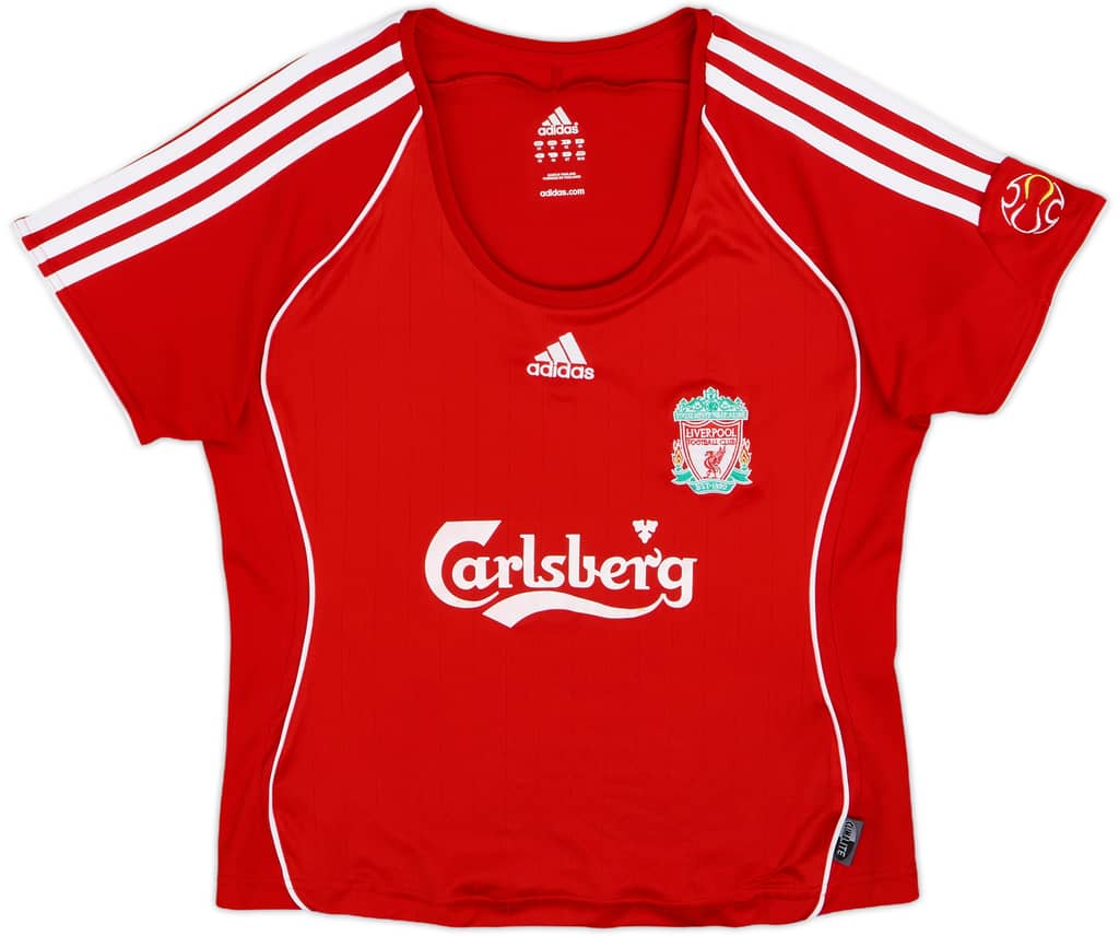2006-08 Liverpool Home Shirt - 9/10 - (Women's M)