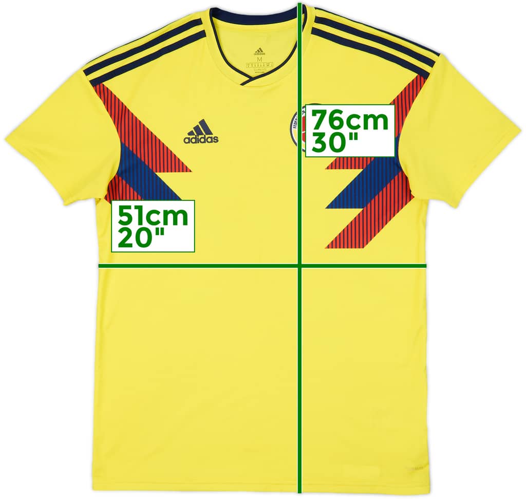 2018-19 Colombia Home Shirt - 7/10 - (M)