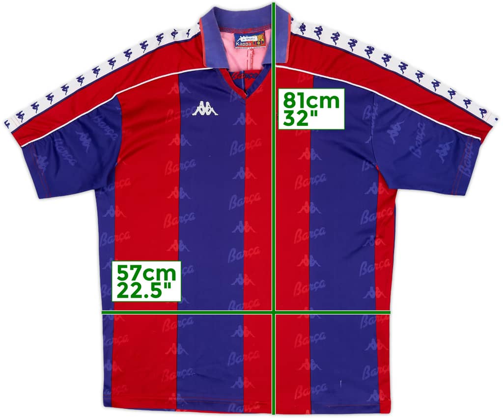 1992-95 Barcelona Home Shirt - 5/10 - (XL)