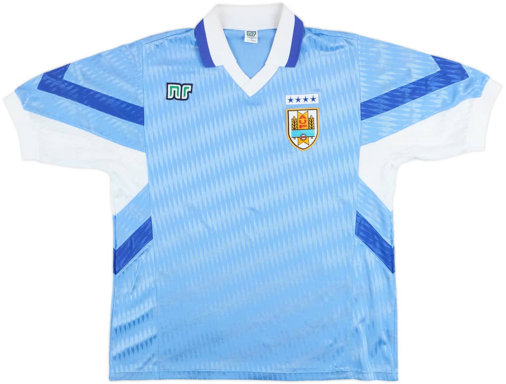 1995-98 Uruguay Home Shirt - 8/10 - (L)