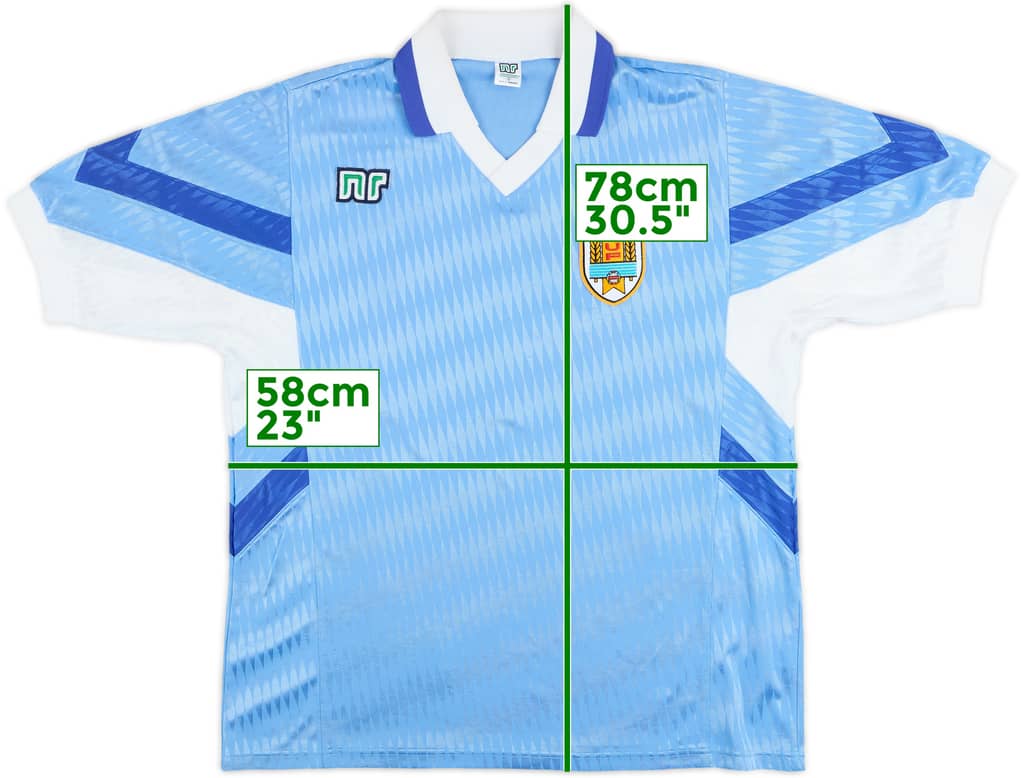 1995-98 Uruguay Home Shirt - 8/10 - (L)