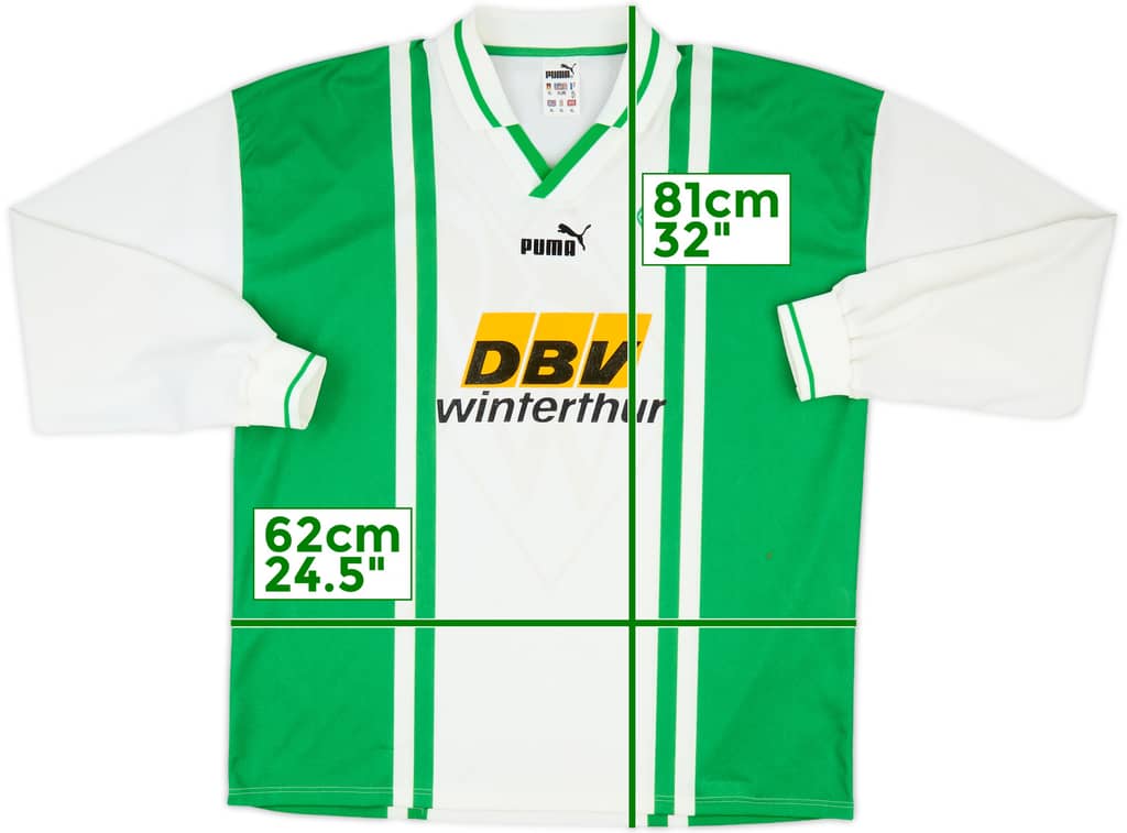1996-97 Werder Bremen Home L/S Shirt - 9/10 - (XL)