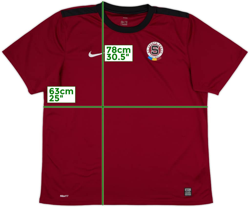 2009-11 Sparta Prague Home Shirt - 8/10 - (XXL)