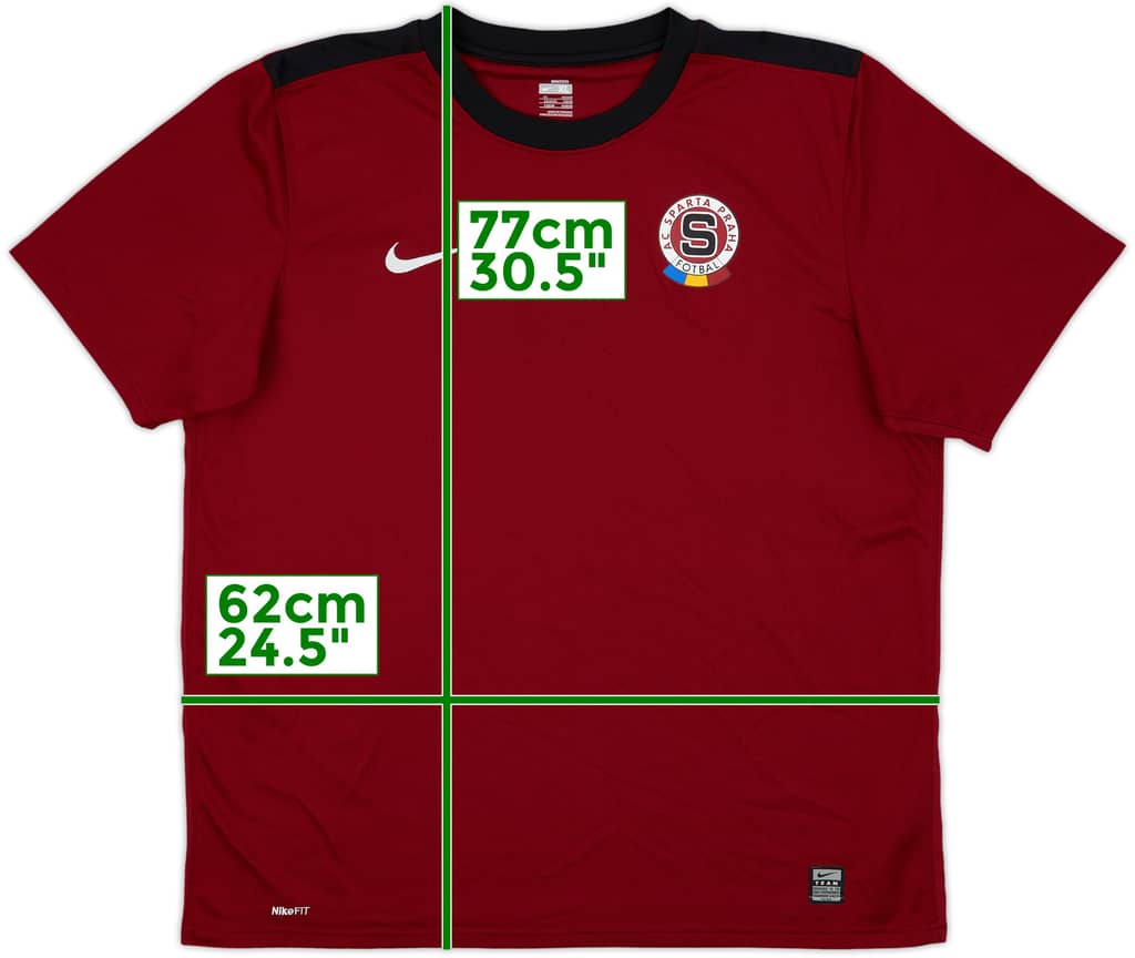 2009-11 Sparta Prague Home Shirt - 10/10 - (XL)