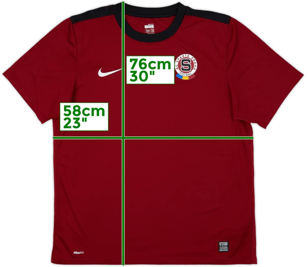 2009-11 Sparta Prague Home Shirt - 10/10 - (L)