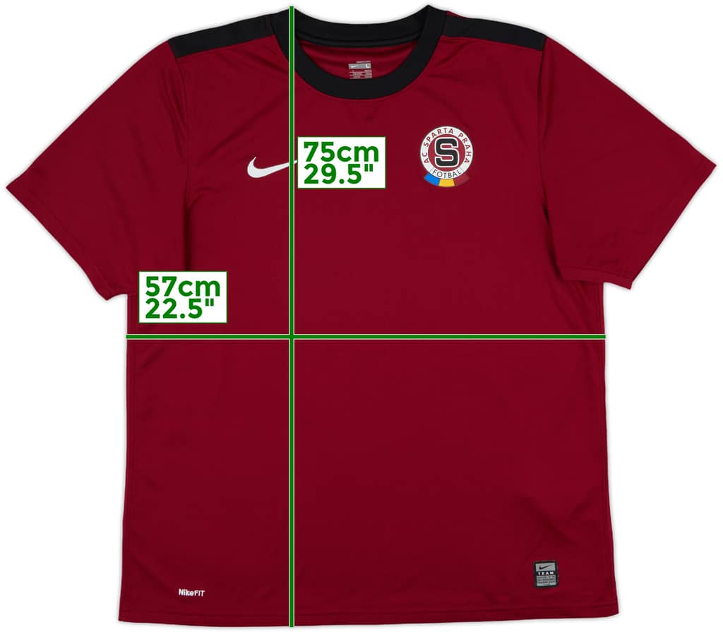 2009-11 Sparta Prague Home Shirt - 7/10 - (L)