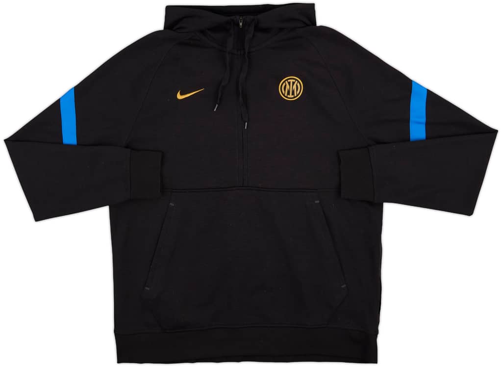 2020-21 Inter Milan Nike Hooded Track Jacket - 8/10 - (XL)