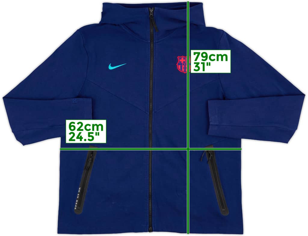 2021-22 Barcelona Nike Track Jacket - 9/10 - (XL)
