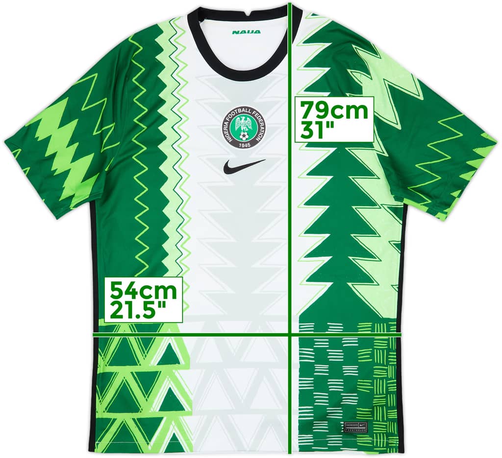 2020-21 Nigeria Home Shirt - 8/10 - (L)
