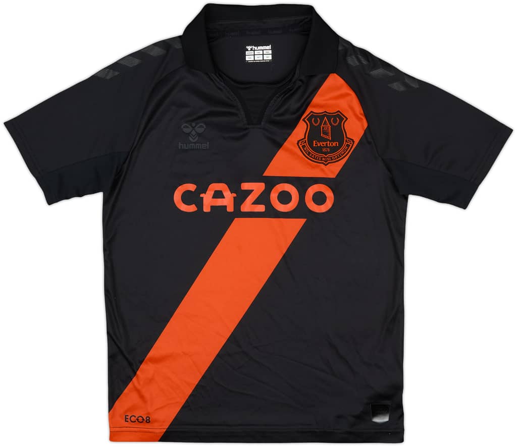 2021-22 Everton Away Shirt - 9/10 - (XL.Boys)