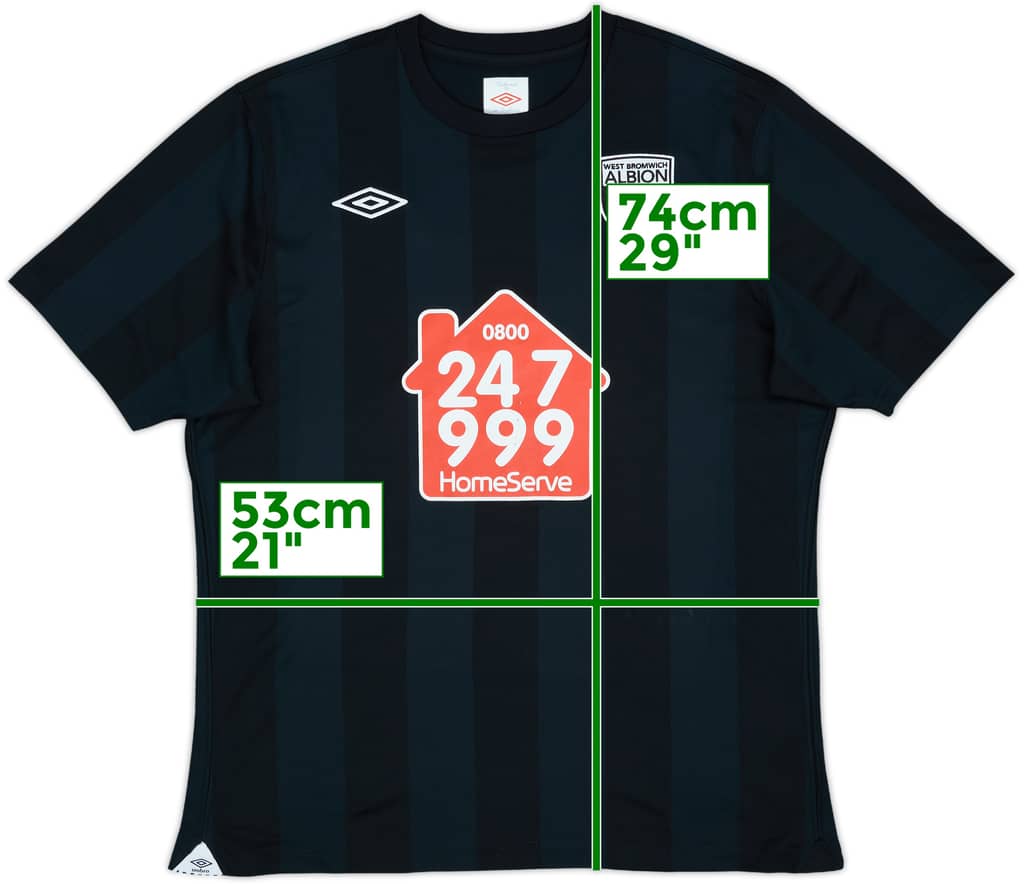 2010-11 West Brom Away Shirt - 6/10 - (L)