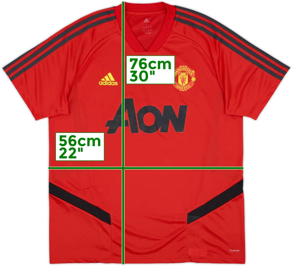 2019-20 Manchester United adidas Training Shirt - 8/10 - (L)