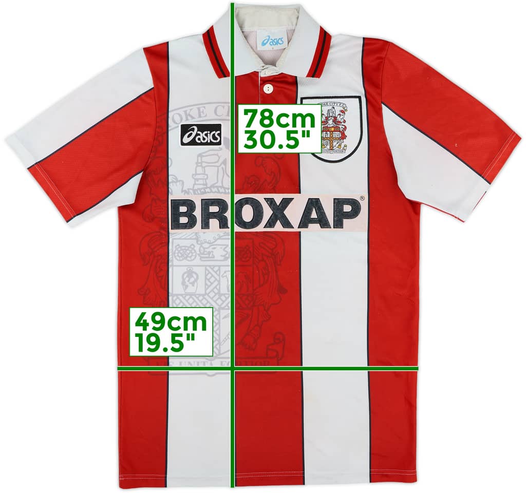 1995-96 Stoke City Home Shirt - 5/10 - (S)