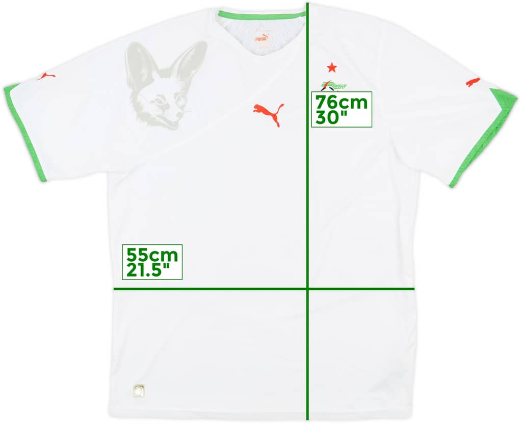 2010-11 Algeria Home Shirt - 9/10 - (XL)