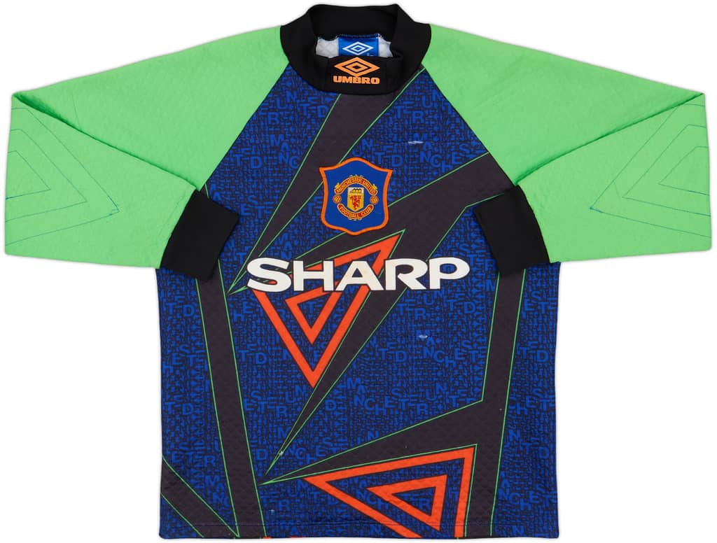 1994-96 Manchester United GK Shirt - 6/10 - (Y)