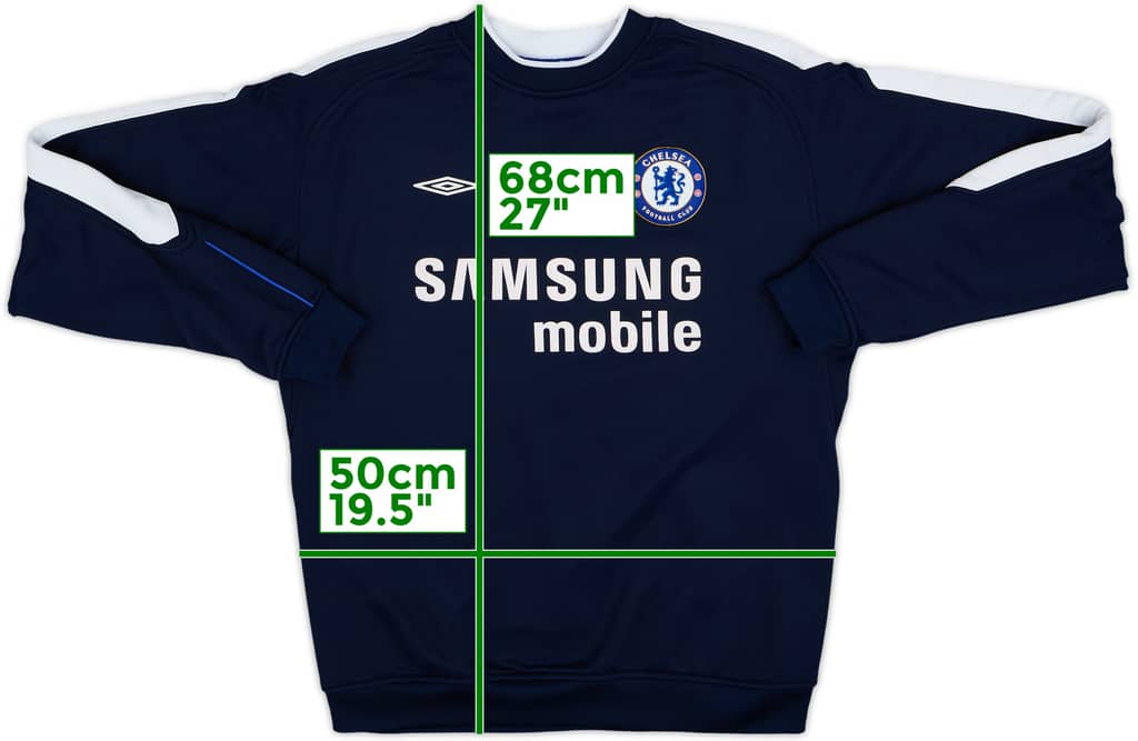 2005-06 Chelsea Umbro Sweat Top - 8/10 - (M)