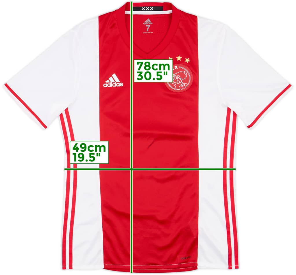 2016-17 Ajax Player Issue Home Shirt - 6/10 - (M/L)