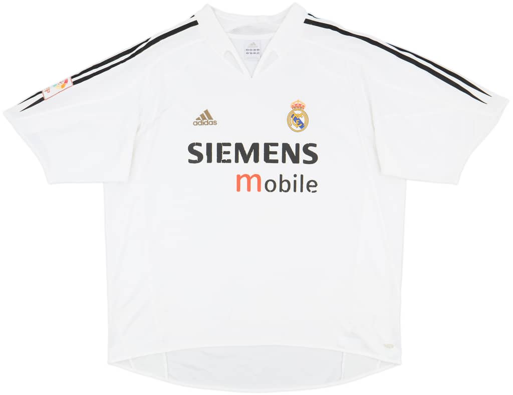 2004-05 Real Madrid Home Shirt - 5/10 - (XXL)