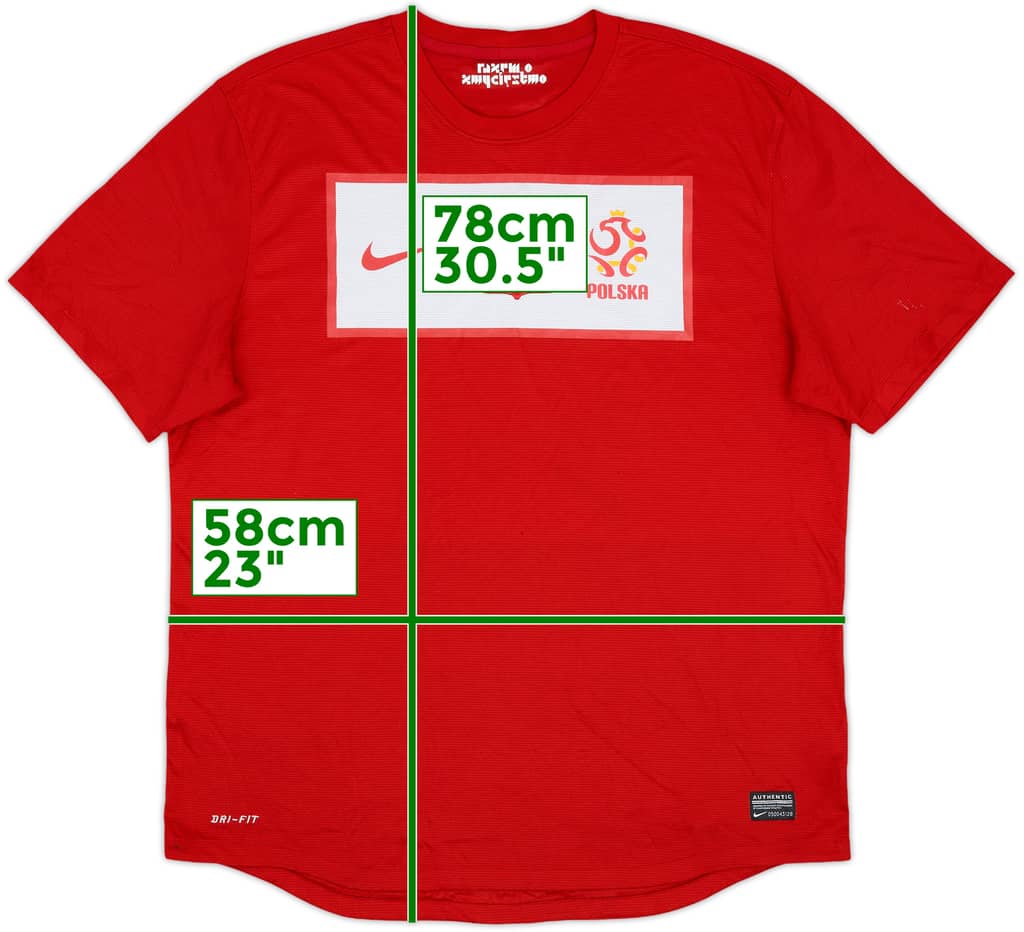 2012-13 Poland Away Shirt - 6/10 - (XL)