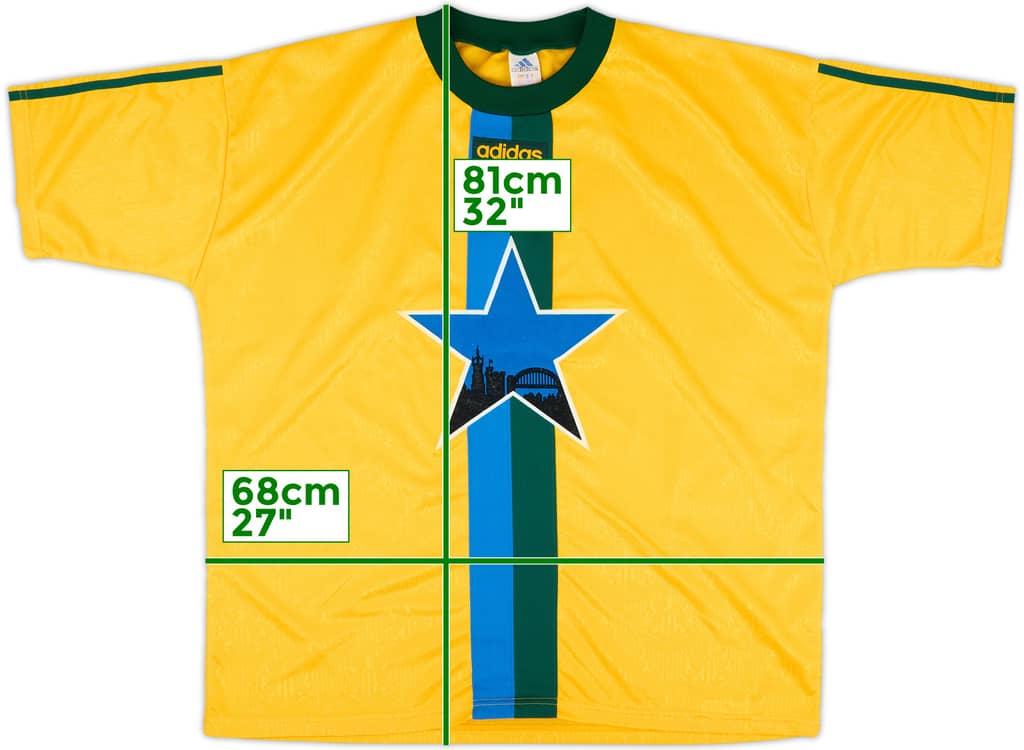 1995-96 Newcastle adidas Training Shirt - 10/10 - (XL)