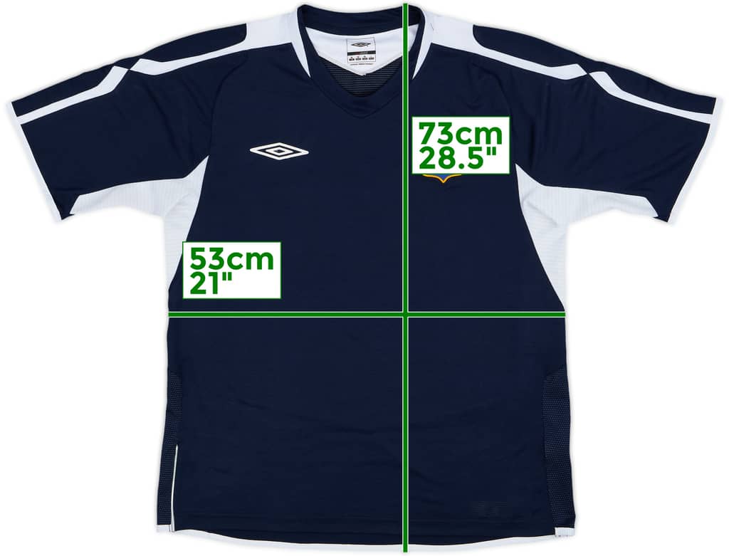 2006-08 Lyon Umbro Training Shirt - 9/10 - (M)