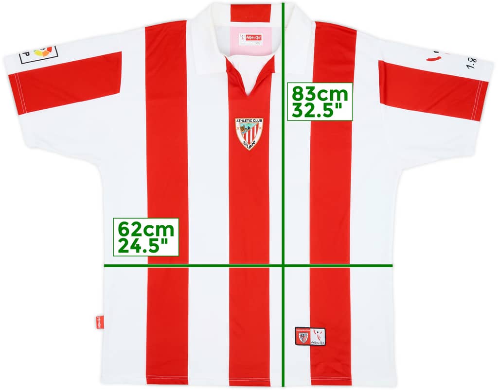 2007-08 Athletic Bilbao Home Shirt - 9/10 - (XXL)