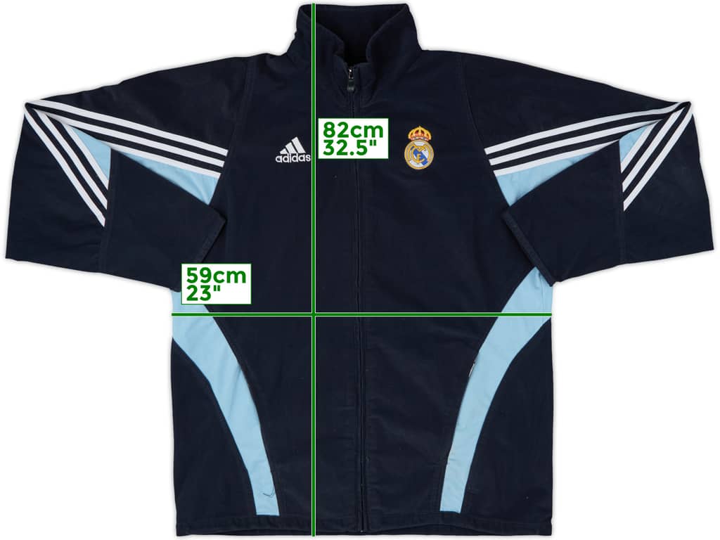 2003-04 Real Madrid adidas Track Jacket - 8/10 - (S)