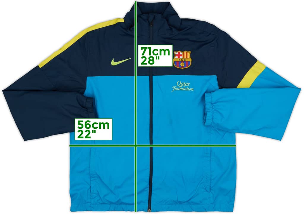 2012-13 Barcelona Nike Track Jacket - 7/10 - (L)
