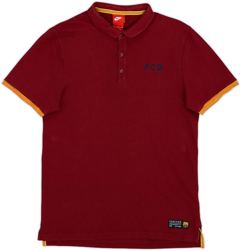 2015-16 Barcelona Nike Polo Shirt - 8/10 - (M)