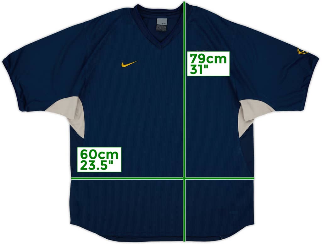 2003-04 Barcelona Nike Training Shirt - 8/10 - (XL)