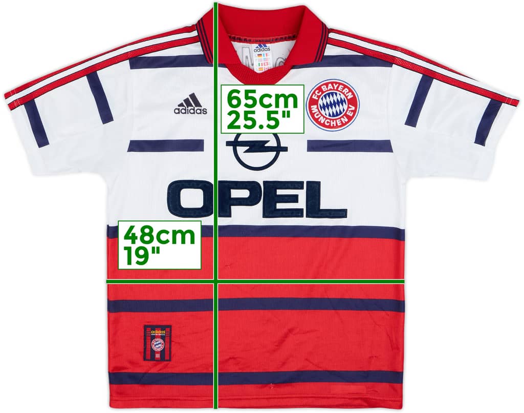 1998-00 Bayern Munich Away Shirt - 9/10 - (Y)