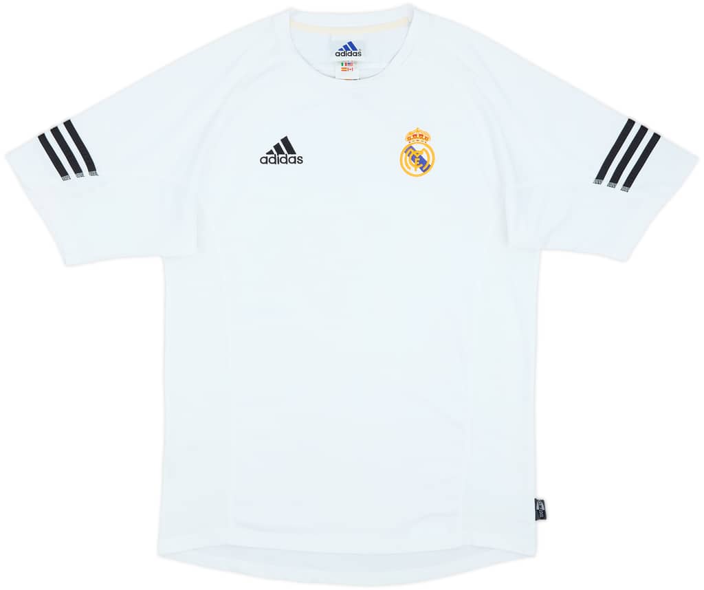 2002-03 Real Madrid adidas Training Shirt - 8/10 - (M)