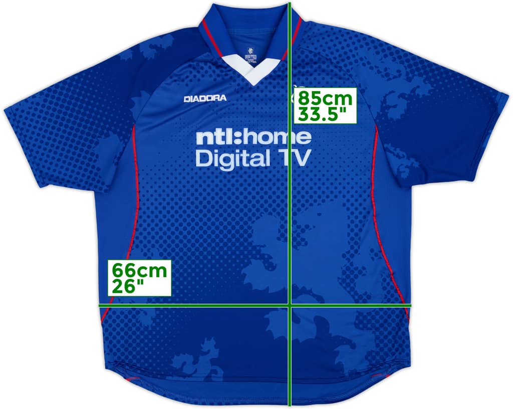 2002-03 Rangers Home Shirt - 8/10 - (XXL)