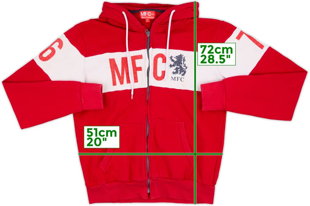 2014-15 Middlesbrough Hooded Track Jacket - 5/10 - (L)