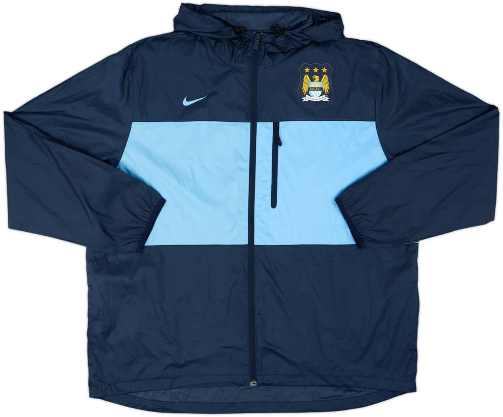 2014-15 Manchester City Nike Hooded Rain Jacket - 10/10 - (XXL)