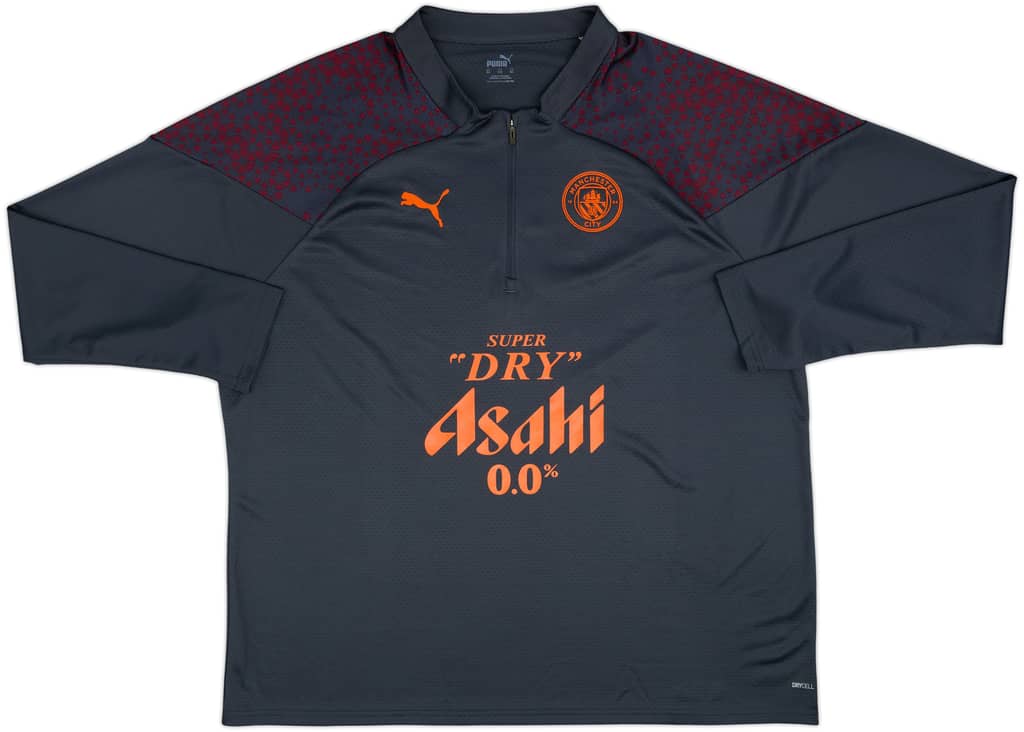 2023-24 Manchester City Puma 1/4 Zip Drill Top - 9/10 - (3XL)