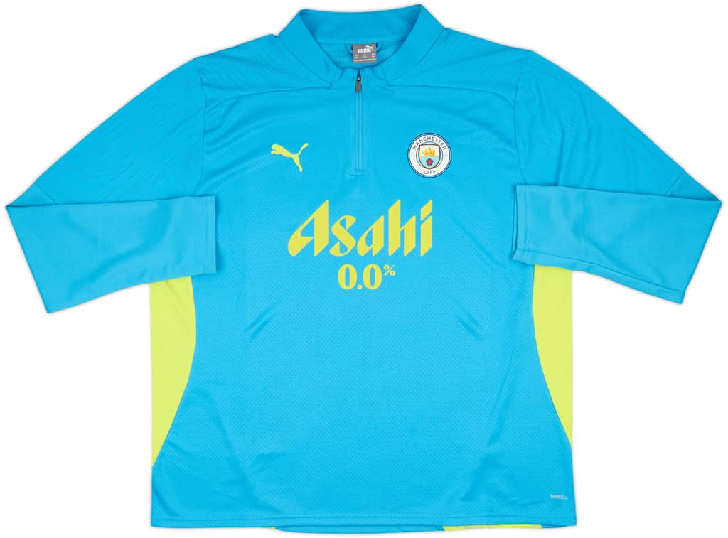 2024-25 Manchester City Puma 1/4 Zip Training Top - 7/10 - (XXL)