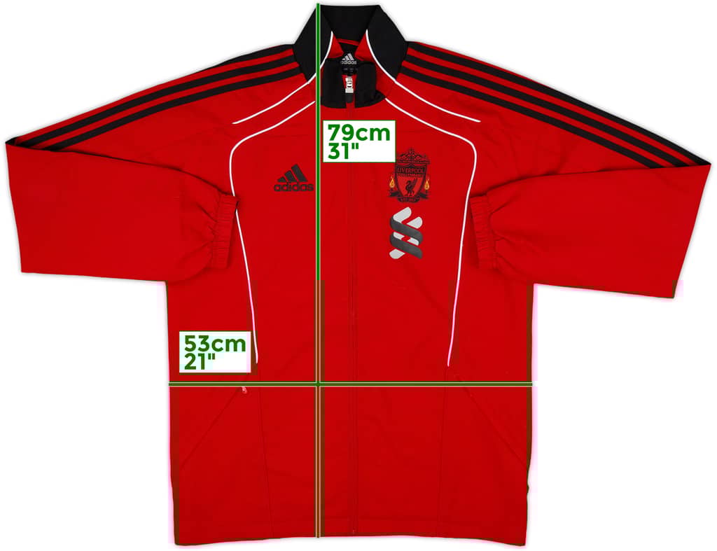 2010-11 Liverpool adidas Track Jacket - 9/10 - (M)