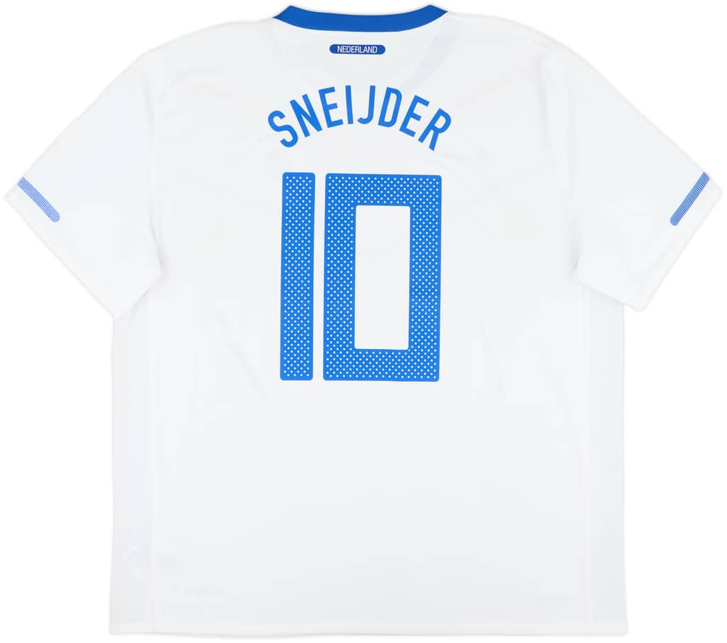 2010-11 Netherlands Away Shirt Sneijder #10