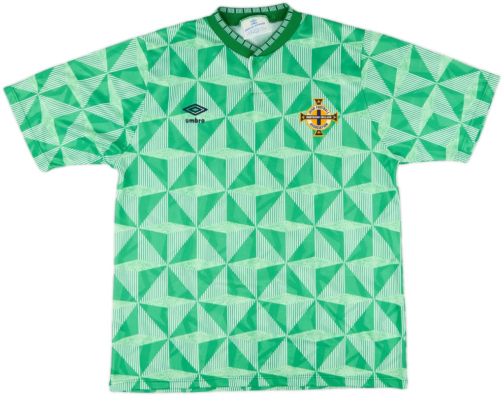 1990-92 Northern Ireland Home Shirt - 9/10 - (XL)