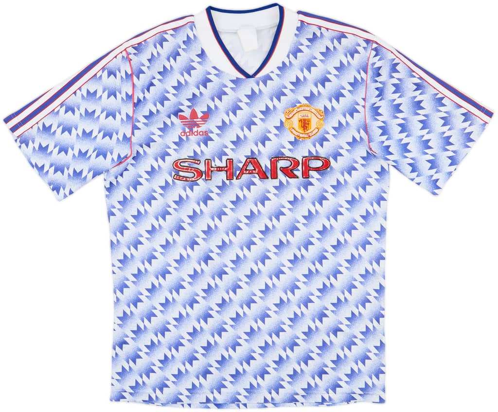 1990-92 Manchester United Away Shirt - 6/10 - (M)