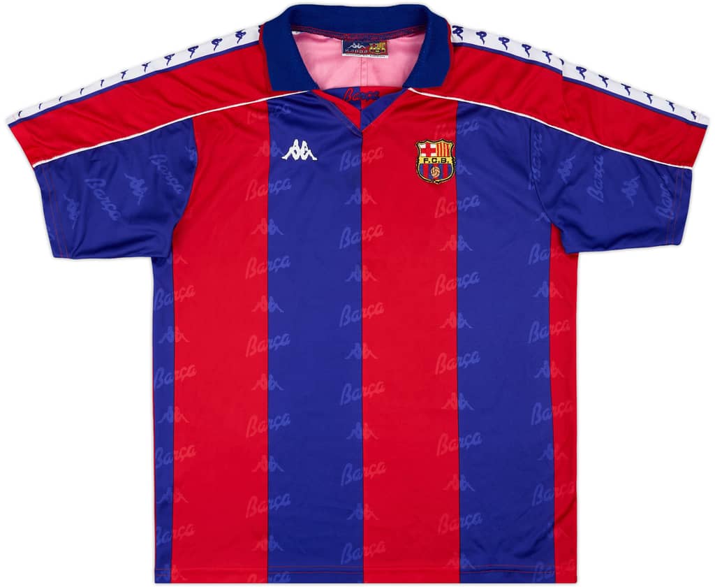1992-95 Barcelona Home Shirt - 9/10 - (XL)