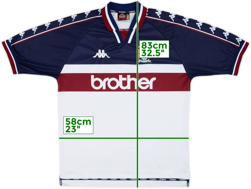 1997-98 Manchester City Away Shirt - 8/10 - (XL)