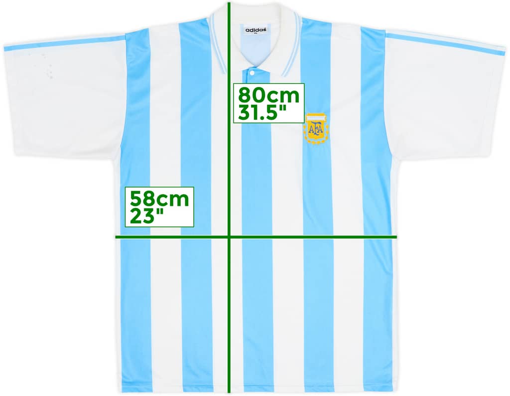 1994 Argentina Home Shirt - 8/10 - (XL)