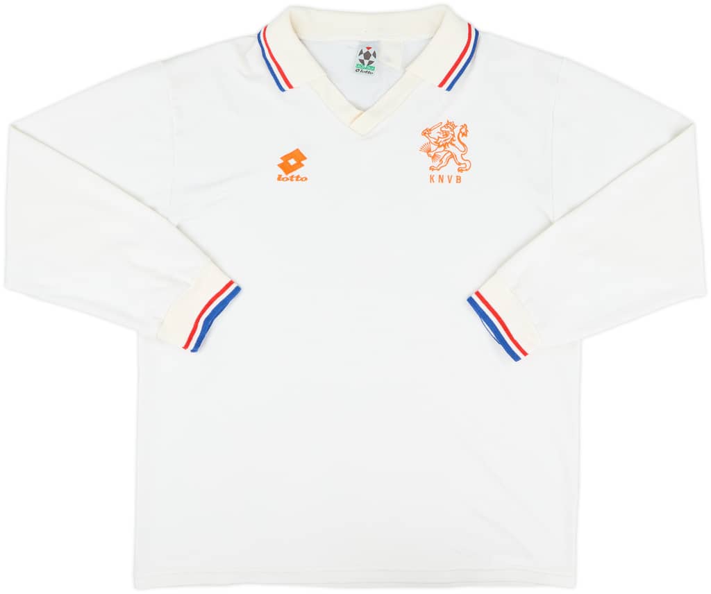 1992-94 Netherlands Player Issue Away L/S Shirt - 9/10 - (XL)